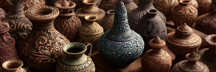 Masterful Creations: The Atistry and Precision of Inricate Ceramic Pottery - ADelightful Showcase of Timless Craftsmanship