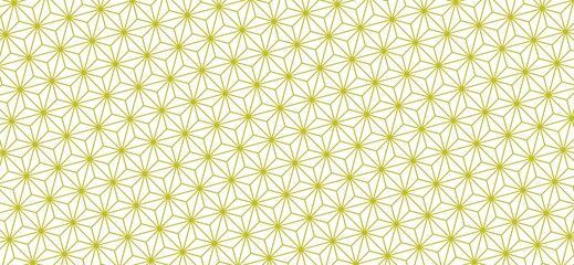 Asanoha geometric pattern, traditional japanese style wide background, elegant minimal tone cover design background, web banner
