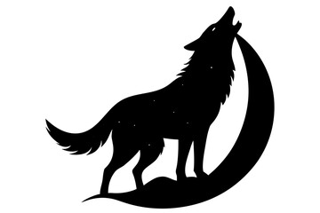 wolf head vector