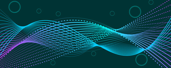 Abstract Data Flow Electric Wave: Neon cyan and magenta Abstraction Future Beats: Soundwave Rhythms Quantum Energy: Particles in Motion