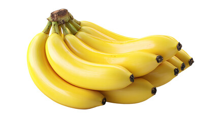 one banana isolated on white background .