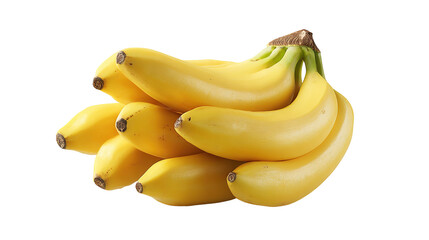 one banana isolated on white background .