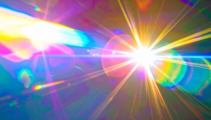 Fototapeta premium Ray radiance flare glow light white star burst bright transparent effect shine shiny sparkle illumination overlay vector. Glow isolated white transparent light effect, sun light with lens flare effect