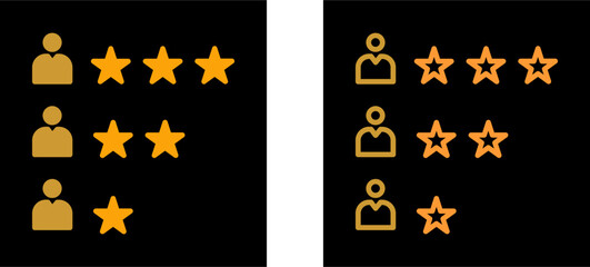 Rating Vector Icon