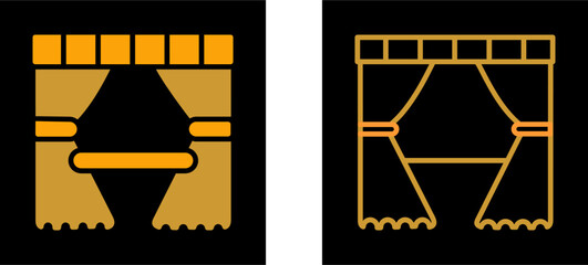 Curtain Vector Icon