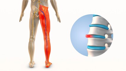Back Pain and Sciatica Due to Bulging Disc