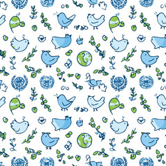 birds pattern