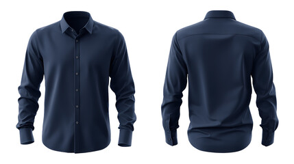 casual man blue shirt and white background PNG image 