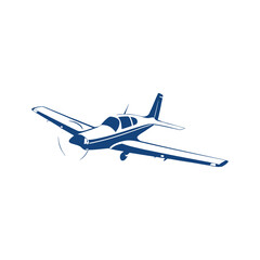 airplane vector art illustration