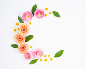 floral background with flowers