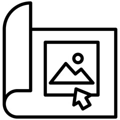 Mockup Outline Icon