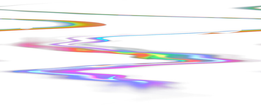 Abstract colorful light wave. Fluid glowing line. Motion trail stream