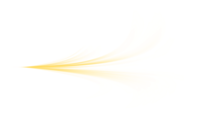 Abstract yellow light trail, bright yellow light, elegant light trail