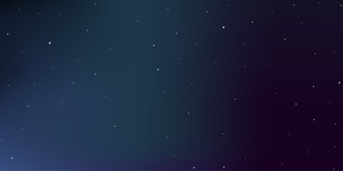 Fototapeta premium night sky with stars background, Magic night dark blue frame with sparkling stars, aurora borealis, silent night, background, banner