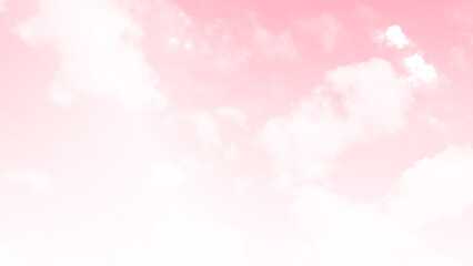 Background with sky and clouds. Horizontal cloudscape