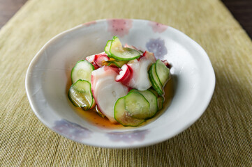 タコときゅうりの酢の物