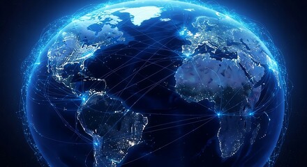 Global Network Connectivity - A Digital Earth Visualization.