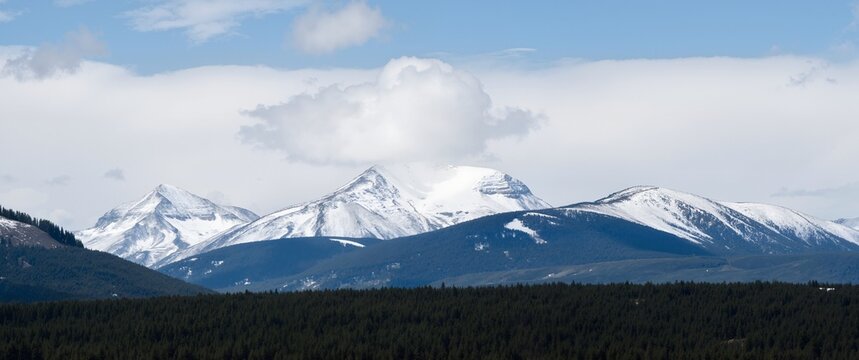 panorama of the mountains