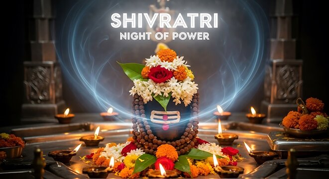 Maha Shivratri Shiv Shankar Bholenath Mahadev Sacred Shivling Hindu Religion Illustration mahashivratri Night Lord Shiva Meditation Shiv Shankar Spiritual Hindu Festival Art Shivratri Festival 