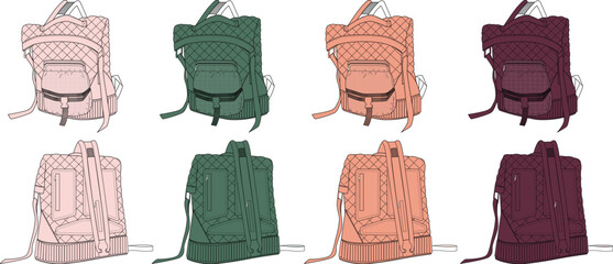 Stylish Backpacks Colorful Fashionable Rucksacks for Travel and School