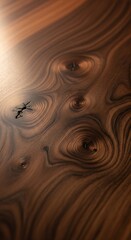 Beautiful Dark Wood Grain Texture.