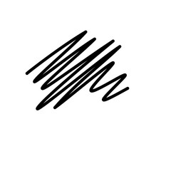 Heartbeat Line Style Doodle - Hand-Drawn Line Doodle
