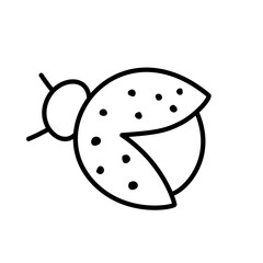 Hand-Drawn Lady Bug Drawing Doodle