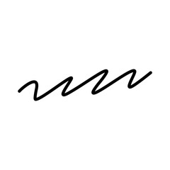 Hand-Drawn Squiggly Line Doodle