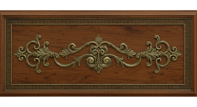 Ornamental Elegance: Capturing the intricate detail of an ornamental, vintage-style design, perfect for adding a touch of classic sophistication.