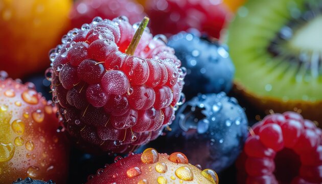 Delicious Fresh Fruits Rich in Vitamins for Healthy Living