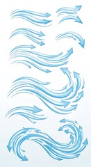 Collection of Abstract Arrows.