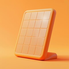 3D render icon  8K 3D Model illustrator  3D render clay style of a glowing lightbulb representing innovation, isolated on pure white background 8K