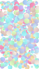 Elegant botanical leafy floral design with vibrant color accents