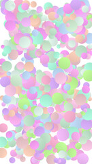 Elegant botanical leafy floral design with vibrant color accents