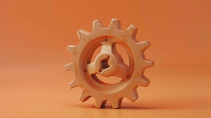 3D render icon  8K Abstract 3D render clay style isolated on pure solid background of innovation Pop Art 3D