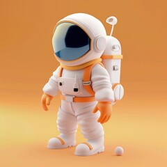 3D render icon  8K DIY cultureinspired 3D render clay style isolated on pure solid background of handmade crafts Nurse icon 3D