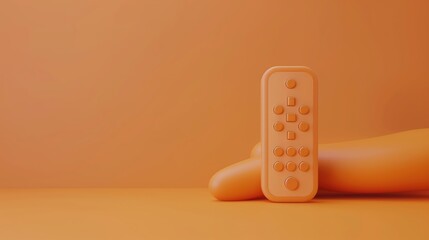 3D render icon  8K Remote workinspired 3D render clay style isolated on pure solid background of worklife balance tools icon 3D