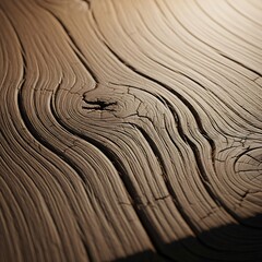 Abstract Wood Grain Texture with Knot and Cracks.