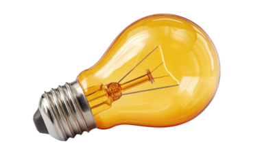 Warm-toned incandescent light bulb