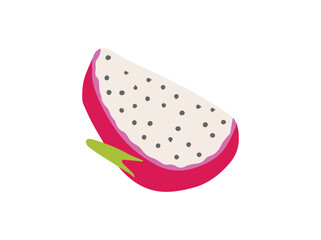 Sliced Ripe Dragon Fruit Pitaya
