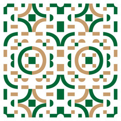 Obraz premium Oriental geometric mandala ornament. Pattern illustration graphic design.