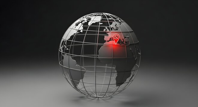 Globe map location pin world earth navigation travel destination point marker geography international global