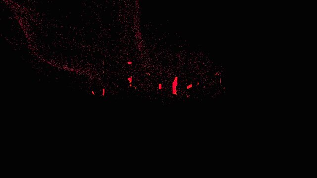 Subscribe Text Dissolve Animation , Social Media IntroOutro Motion Graphic