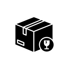 Box Package Icon – Shipping and Delivery Symbol Vector