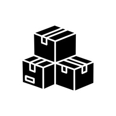 Box Package Icon – Shipping and Delivery Symbol Vector