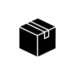 Box Package Icon – Shipping and Delivery Symbol Vector