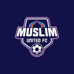 The logo collection for Muslim United FC features a modern and dynamic football club identity.