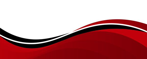 Abstract red line background curve element with white space for text and message design, overlapping layers, vector