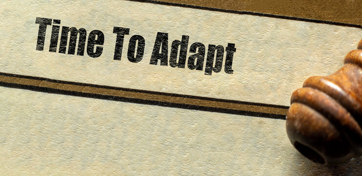 Time to Adapt – Business Agility and Change Management Concept