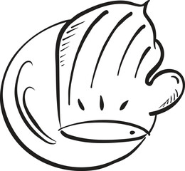 Leaping hare outline drawing. rabbit jumping illustration vector art.